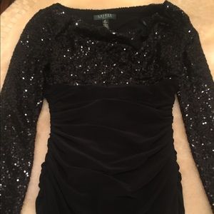 Cocktail dress from Ralph Lauren.